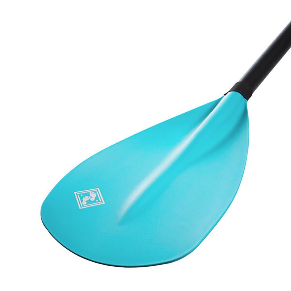 Two Bare Feet 2 Piece Fibreglass Hybrid SUP Paddle - Aqua Extra Image 3